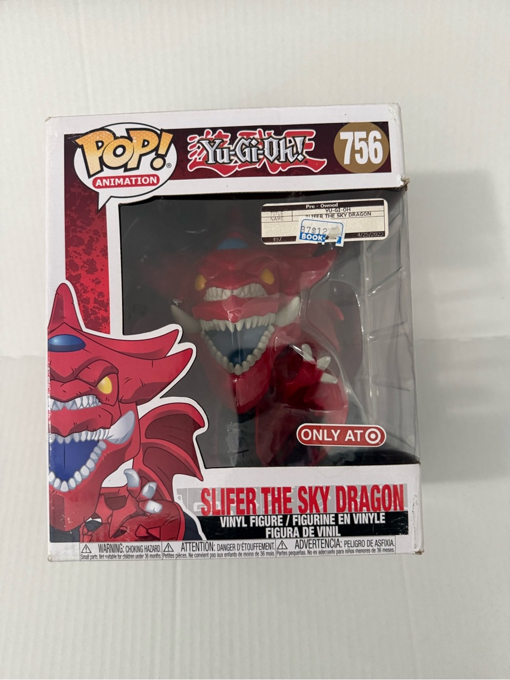 Funko Pop! Yu-Gi-Oh Slifer the Sky Dragon #756 Target Exclusive 6” Vaulted